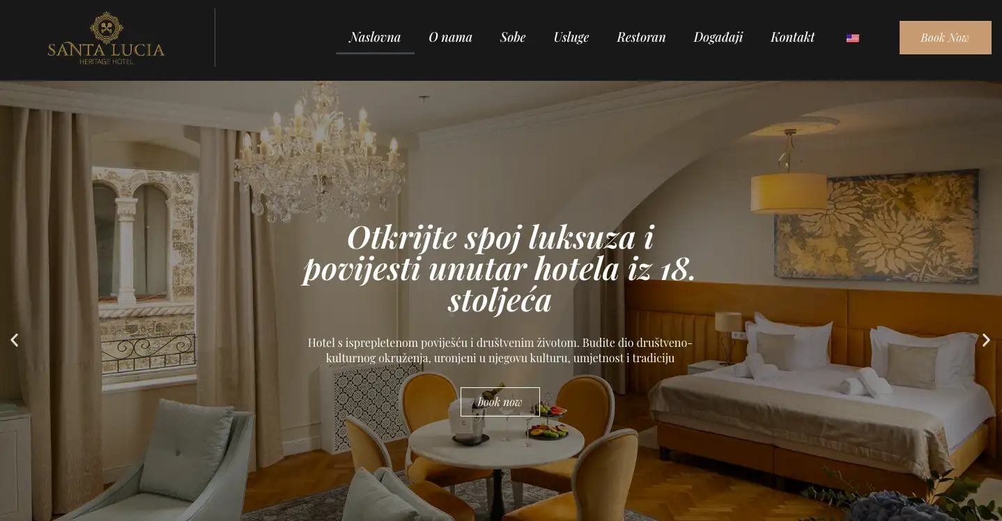 Hotel Santa Lucia Website Copy Centella Media